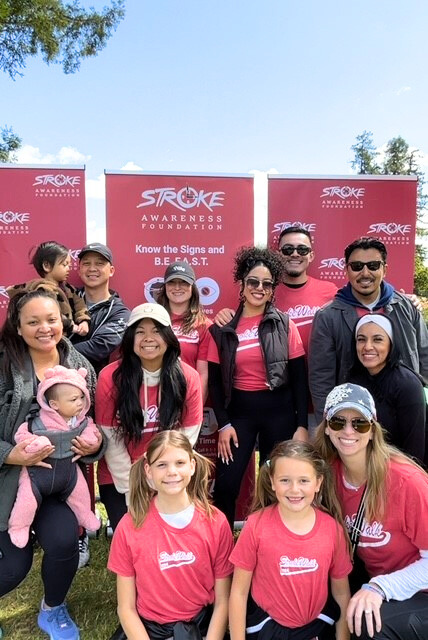 2024 mcmanis faulkner fight stroke walk group photo