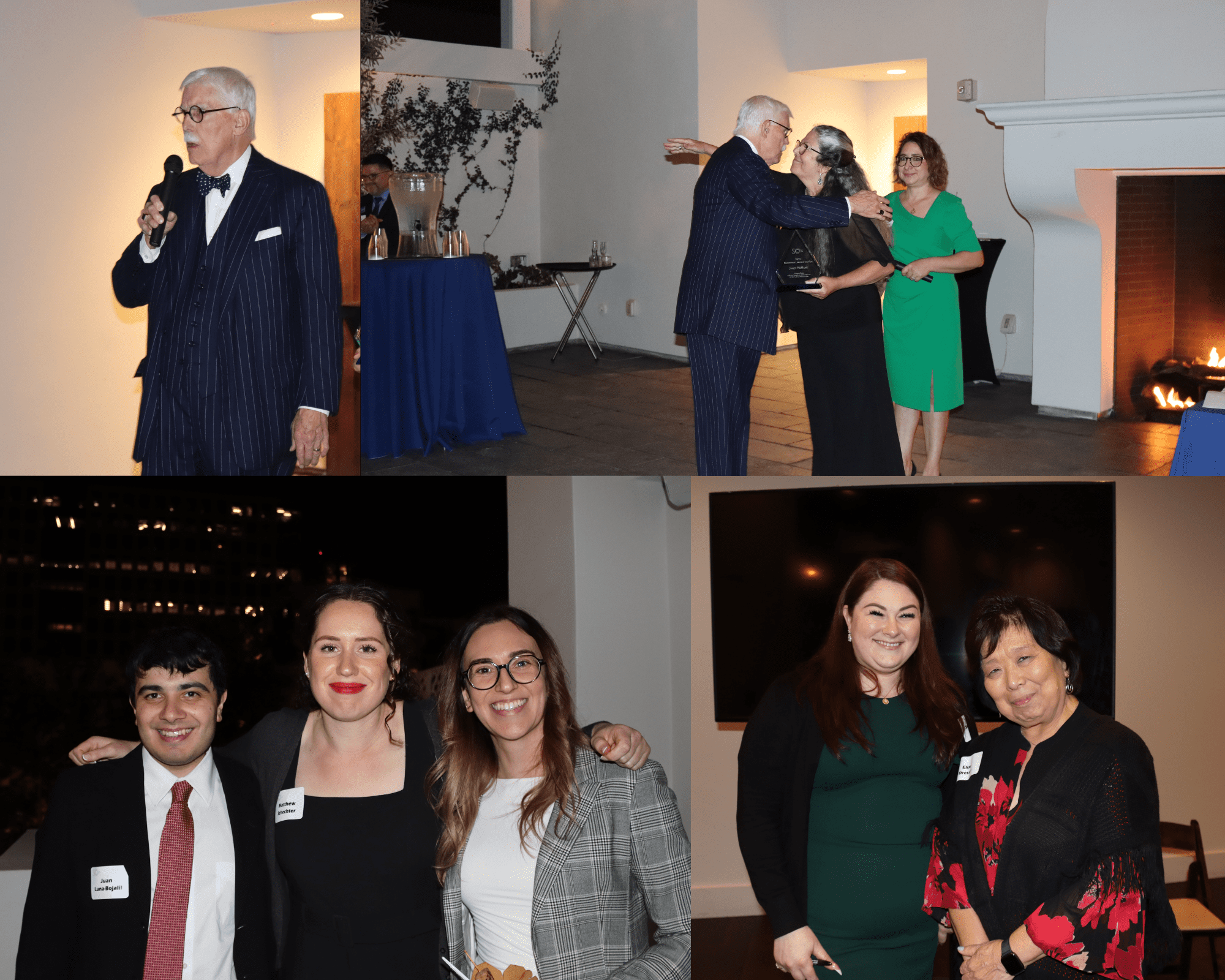 Jim McManis and colleagues at the Professional Lawyer of the Year award