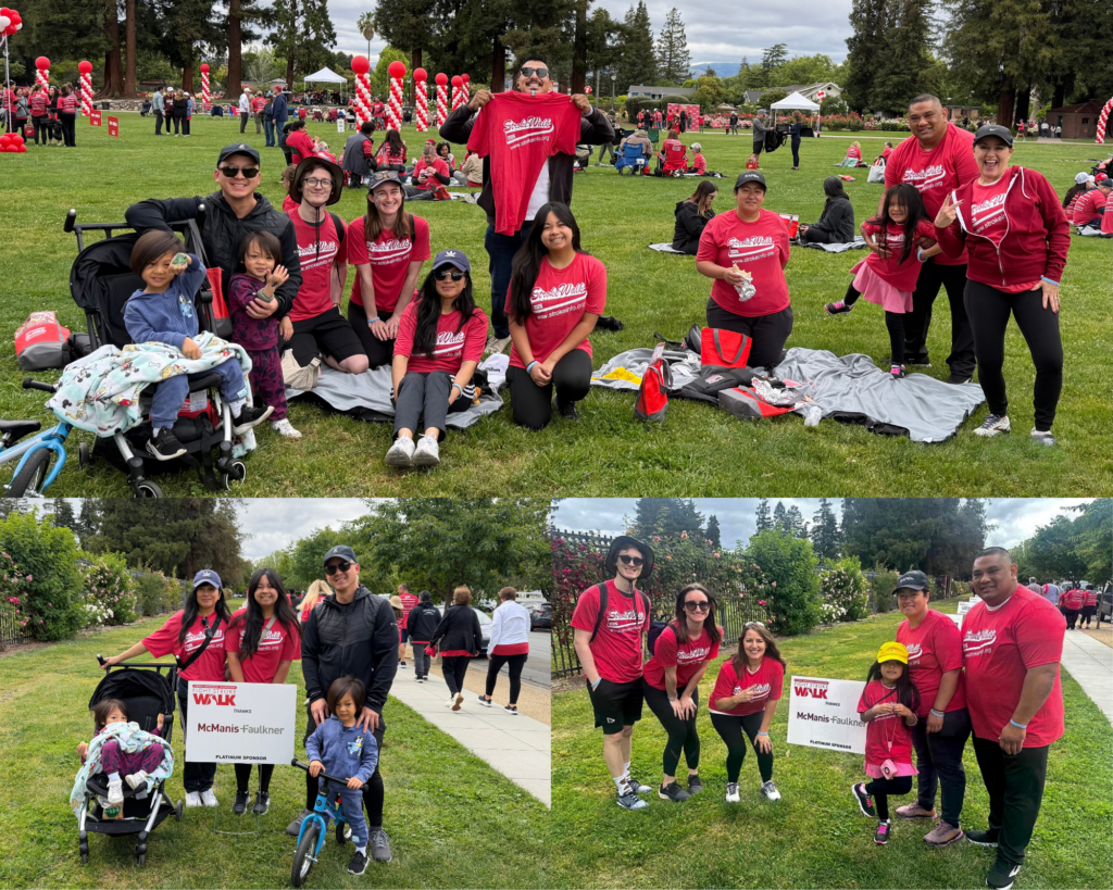 collage of guests at 2026 fight stroke walk